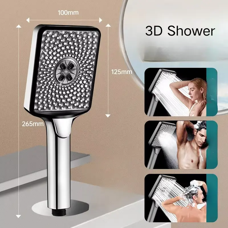 Hoe verbetert een 3D-handdouche de moderne badkamerervaring?