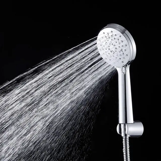 Verchroomde handdouche met 3 functies en verstelbare spray