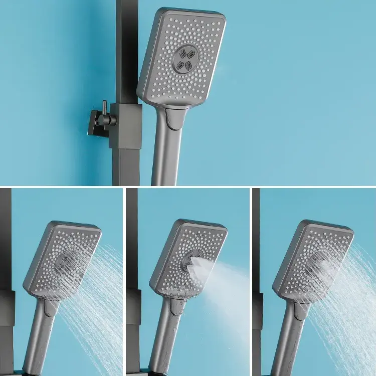 One Key Stop-douchekop met zelfreinigende sproeiers